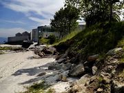 El yacimiento romano est� junto al Museo do Mar. 