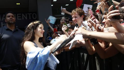 Rosala firmando autgrafos en Buenos Aires el pasado 28 de noviembre