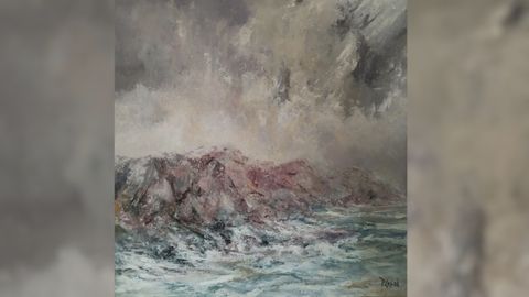 �Treboada de ver�n� est� exposta na Casa de Cultura Raquel Soler.