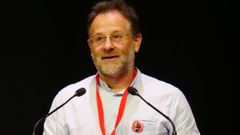 Paulo Carril, tras ser reelegido este fin de semana al frente de la CIG.