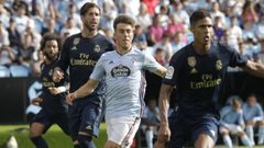 Debut de Losada en Primera ante el Madrid en el 2019.