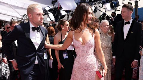 Lily James y su novio, Michael Shuman