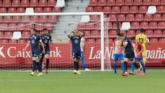 Partido en El Molinn entre el Sporting y el Lugo