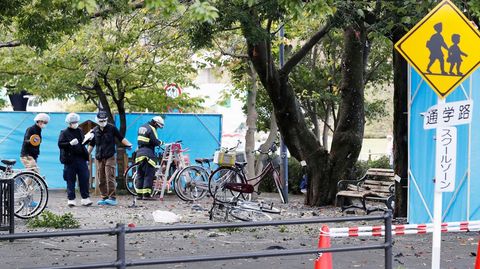 Explosiones en un parque de Jap�n