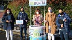 Lara y Bea Mateos participaron en la presentaci�n de la campa�a Burela Re-Bonita