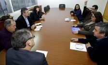 Los padres se reunieron en el Concello con el alcalde y los representantes de los grupos pol�ticos.