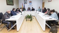 Pleno en Vimianzo, en imagen de archivo