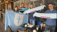 Membros das pe�as celtistas London Celtas, Europa Celta e Die Himmelblauen.