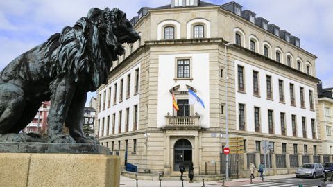 Exterior de la Audiencia Provincial de Lugo