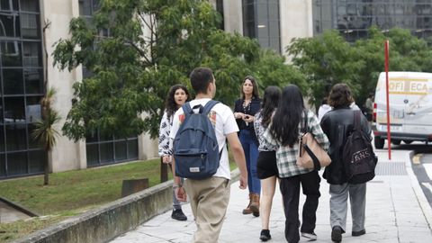 Inicio de curso en el campus de Ourense, de la Universidade de Vigo