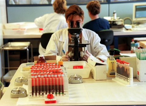 Imagen de los laboratorios del Marcide en 1996