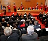 Un momento de los actos celebrados ayer en el Pazo de Congresos de Pontevedra.