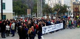 Pescadores asturianos se manifestaron ayer en Luarca con la misma reivindicaci�n que los gallegos, m�s cuotas de xarda y jurel.