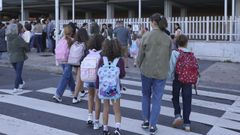 Imagen del inicio del curso escolar 2026-2027 en el colegio L�pez Ferreiro.