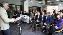 El director del CIM, Pablo &Aacute;lvarez, en una intervenci&oacute;n que siguieron Rom&aacute;n Rodr&iacute;guez, Santiago Dom&iacute;nguez y Carmen Cotelo