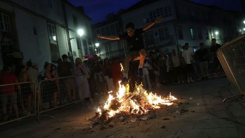 Hogueras en Santiago