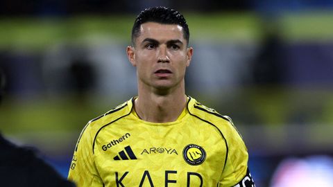 Cristiano Ronaldo, durante un partido con el Al Nassr.