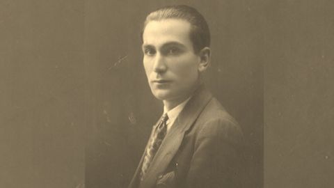 O poeta Manuel Luís Acuña (Sobrado, A Pobra de Trives, 1900-Ourense, 1975).