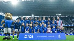 Once inicial del Real Oviedo ante el Valencia
