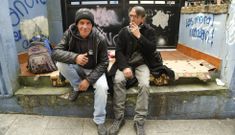 Dos de los muchos ciudadanos que han pasado por la experiencia de vivir a la intemperie. 