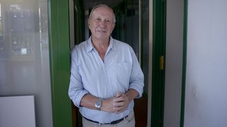 Tito Diaz, en las oficinas del Pazo dos Deportes de Lugo