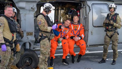 Reid Wiseman y Jeremy Hansen.