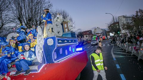 Cabalgata del D�a de Reyes en Noia.