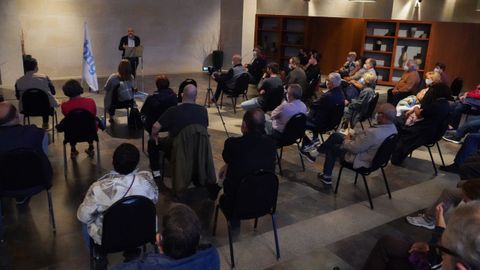 Acto de N�stor Rego en Allariz.