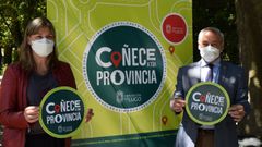 El presidente de la Diputaci�n, Jos� Tom�,  junto a la Deputada de R�xime Interior, Promoci�n do Territorio e Turismo, Pilar Garc�a Porto