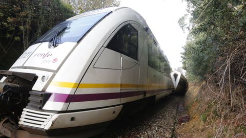 Descarrilado de un tren en Foz