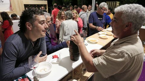 El puesto de Ciudaseis, una de las bodegas de Ribeira Sacra afincadas en Monforte