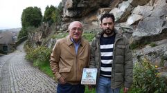 Juan Seara, a la derecha, tambi�n es autor de la obra �El Castillo de Allariz�