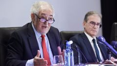 El presidente del Tribunal Constitucional, el a�o pasado en las jornadas de Sarria