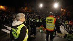 Protesta de los trabajadores de Alcoa, el 30 de octubre