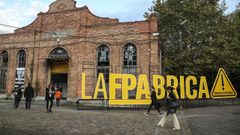Vista de las instalaciones permanentes en la antigua Fábrica de Armas de La Vega de Oviedo que acoge desde hoy gran parte de las actividades programadas durante la Semana de los Premios Princesa de Asturias