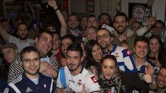 As� se vivi� el derbi en el Centro Galego de Londres