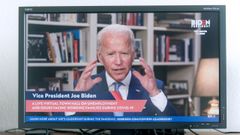 Biden, en un  mensaje de campa�a en su cuenta en las redes sociales