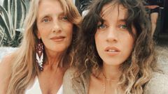 Rosa Costas junto a su hija Daniela, que actu recientemente en el festival de O Son do Camio