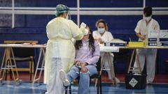 El cribado con PCR realizado en Poio para vecinos de 15 a 39 a�os concluy� este martes en A Seca