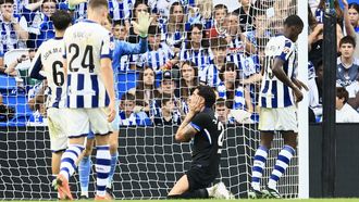 Josema Gim�nez, ante la Real Sociedad