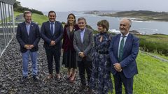 El delegado del Gobierno, el alcalde, la ministra, el presidente de Paradores, la directora de Turismo de Galicia y el director del parador de Muxía