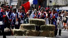 La recreaci�n de la batalla de 1809