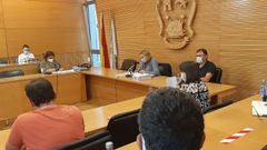 Foto de archivo de un pleno de Muros