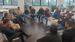 Reuni�n del gobierno local de Fene y representantes del BNG con sindicatos de las auxiliares de Navantia 