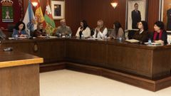Imagen del pleno celebrado el pasado jueves en Cee