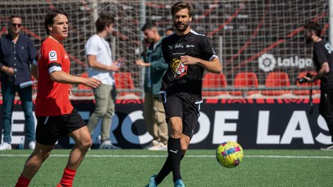 Llorente, junto a Morientes, en un evento celebrado recientemente.