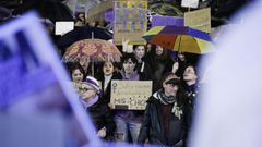 Ourense se tie de moradoel 8M para reclamar una igualdad real