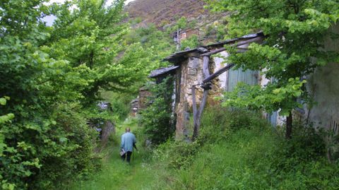 Pueblo abandonado en A Veiga