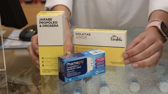 Algunos remedios sintom�ticos para las infecciones respiratorias de venta en las oficinas de farmacia.