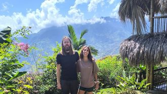 Lorena y Karsten en Colombia.